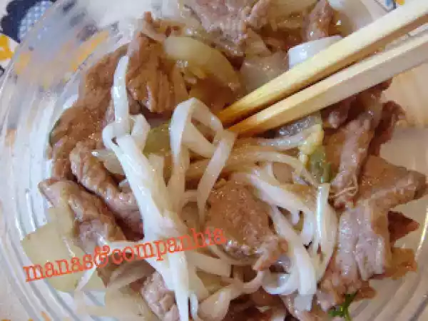 Receita Carne de vaca com molho de ostras (isa)