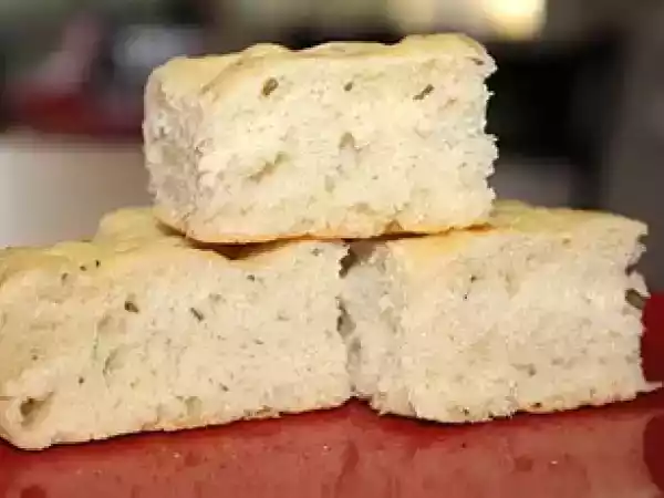 Receita Focaccia com alecrim na máquina de fazer pão