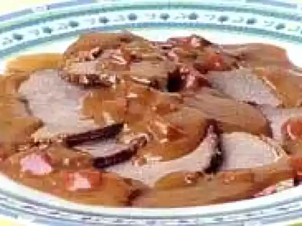 Receita Lagarto ao molho de laranja