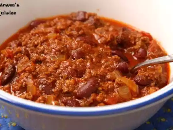 Receita Chili com carne