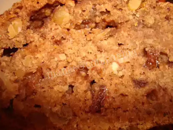 Receita Pão de maçãs e nozes (ju)