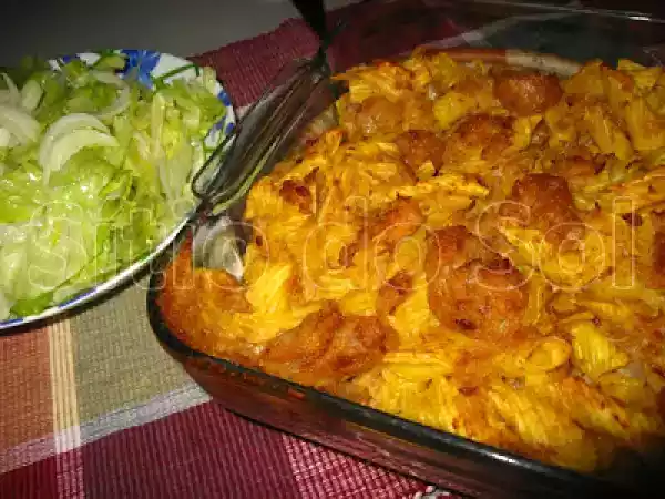 Receita Massa com alheira