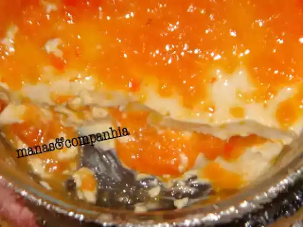 Receita Panna cotta de dióspiros (isa)