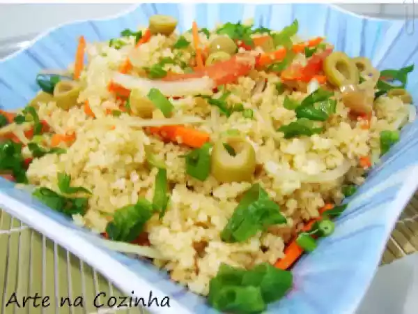 Receita Couscous à moda oriental