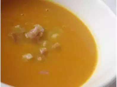 Receita Sopa de abóbora e castanhas