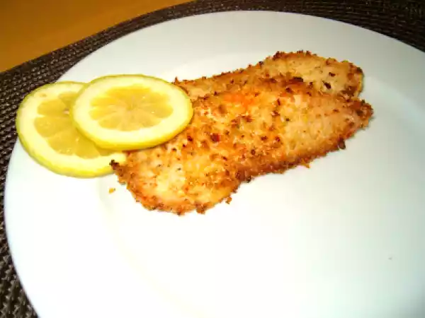 Receita Bifes de frango panados no forno