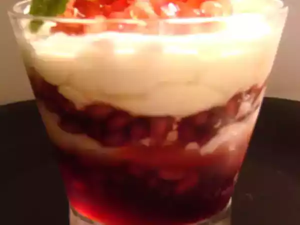 Receita Sobremesa de romã