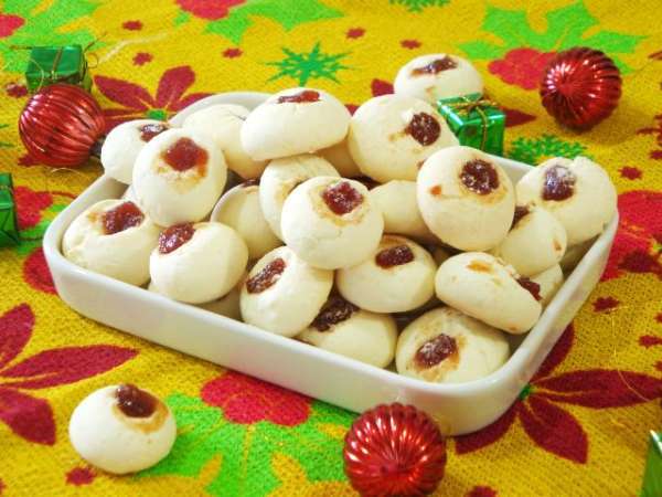 Receita Bolachinha de nata com goiabada