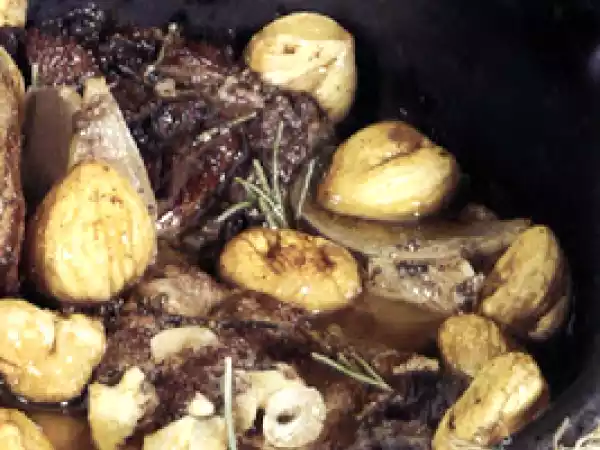 Receita Javali com castanhas