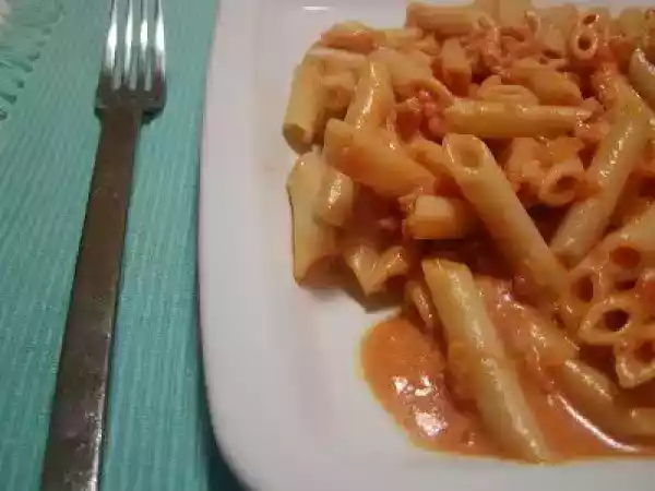 Receita Penne á la vodka