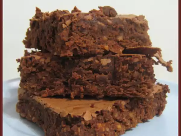 Receita Brownie de amendoim