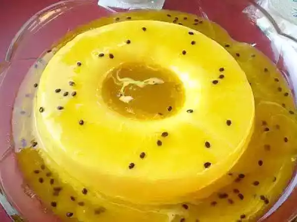 Receita Pudim de maracujá