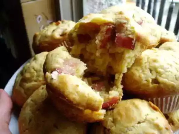Receita Muffins de bacon