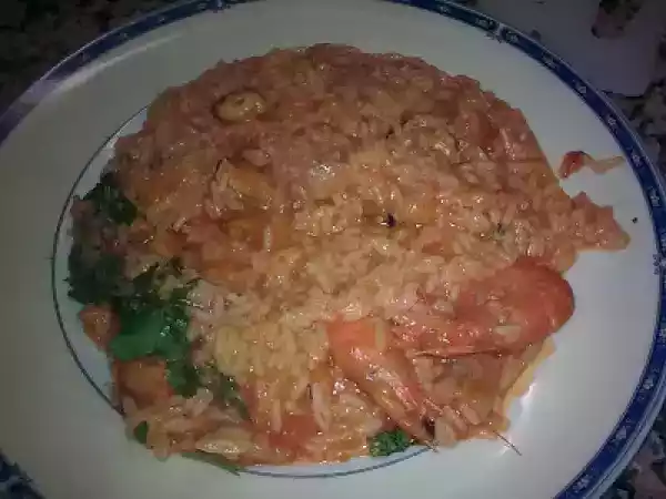 Receita Arroz de tamboril