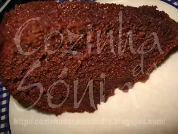 Receita Bolo de mousse de chocolate instântanea...