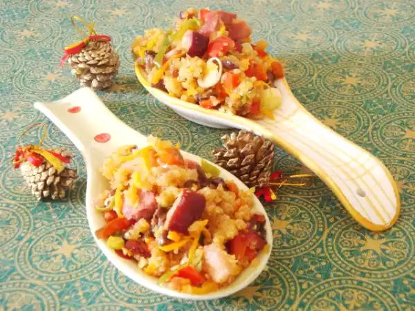 Receita Farofa úmida de natal