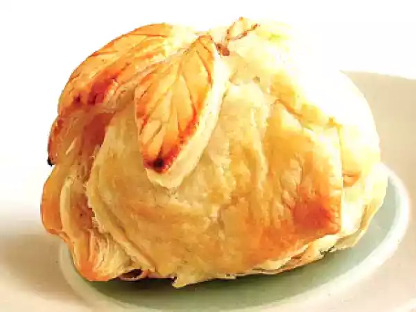 Receita Maçã assada com canela e massa folhada