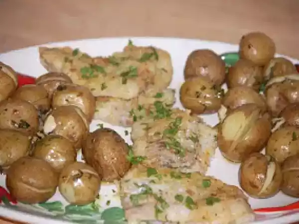 Receita Filetes de pescada aromatizados com limão....
