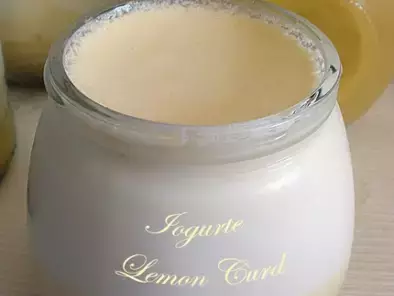 Receita Iogurte de lemon curd
