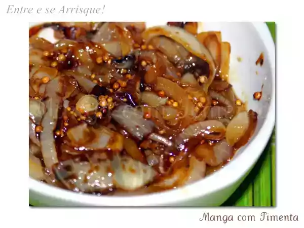 Receita Chutney de cebola