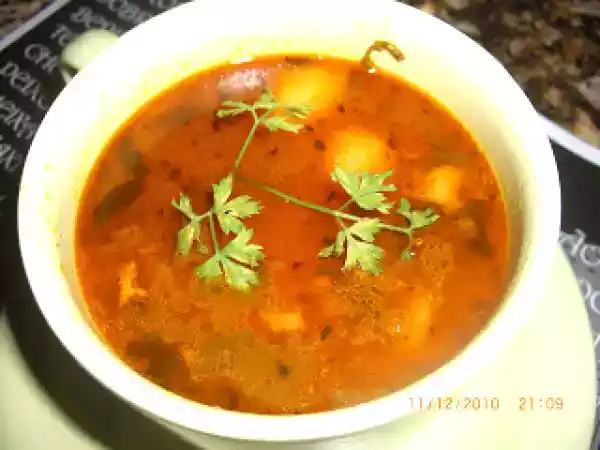 Receita Sopa de peixe com batata
