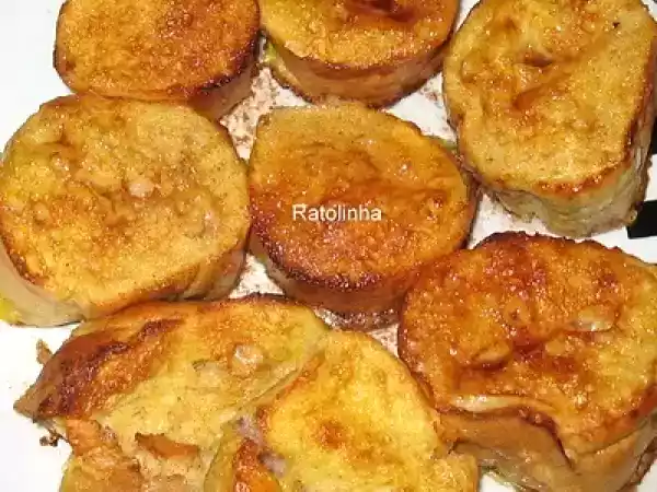 Receita Rabanadas no forno