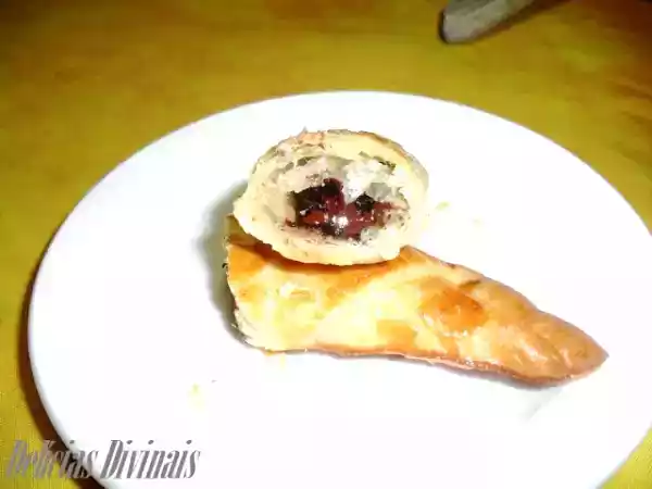 Receita Croissants ultra-rápidos de chocolate