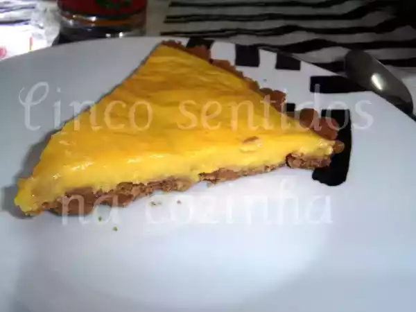 Receita Tarte de creme custard