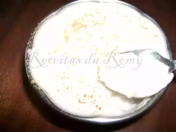 Receita Creme de leite e coco