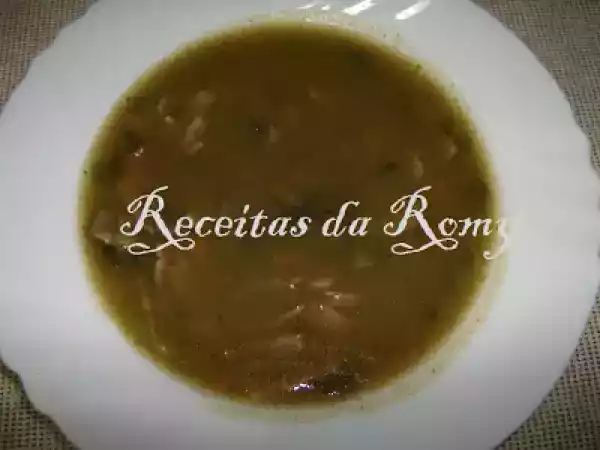 Receita Sopa de cogumelos