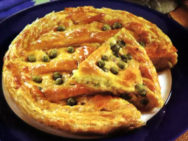 Receita Quiche de ervilhas