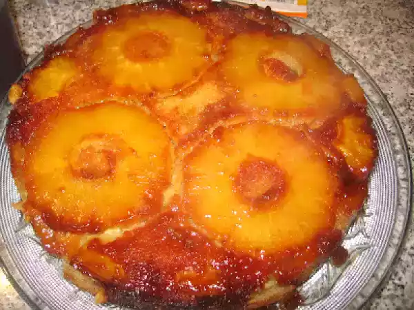 Receita Bolo de ananás em calda de chá de ceilão