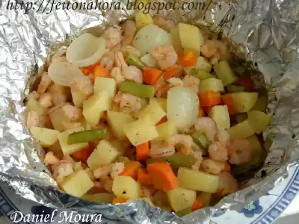 Receita Manteiga aromatizada - legumes no forno