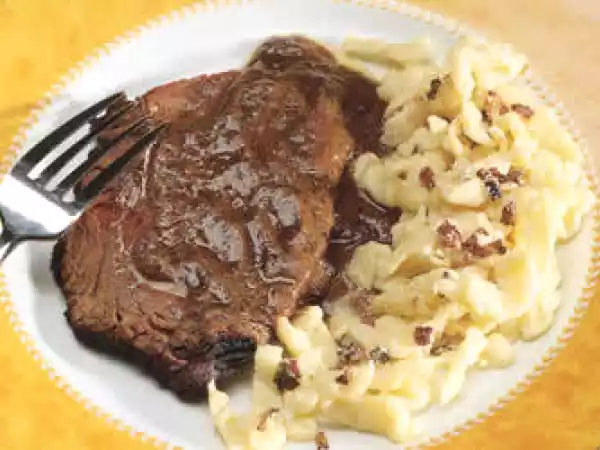 Receita Alcatra ao molho de vinho