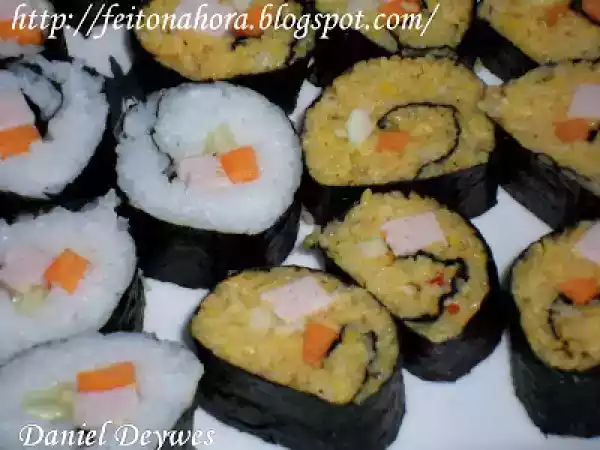 Receita Sushi mineiro