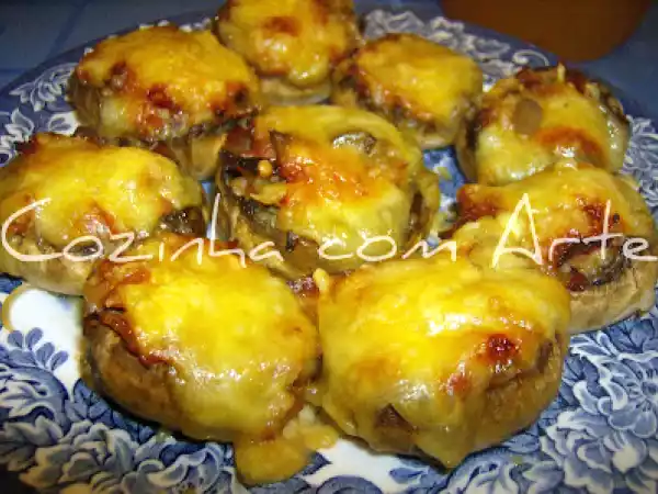 Receita Cogumelos recheados