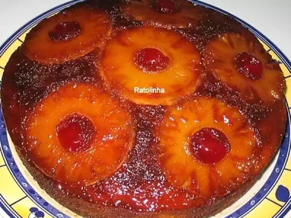 Receita Bolo de ananás