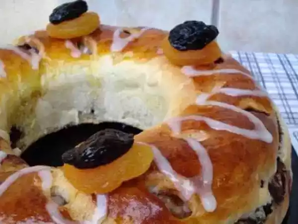 Receita Pão doce natalino