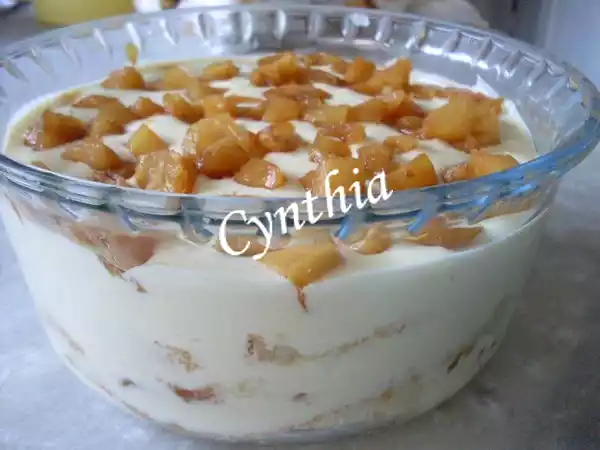 Receita Pavê com mousse de tang