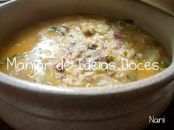 Receita Risotto de lombardo com azeitonas e carne vaca