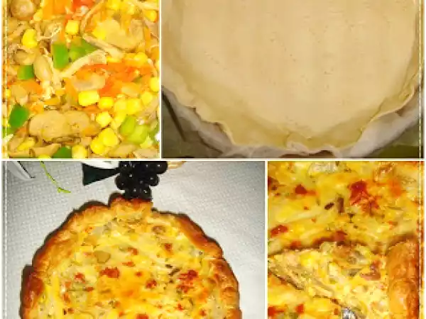 Receita A quiche primavera de carne