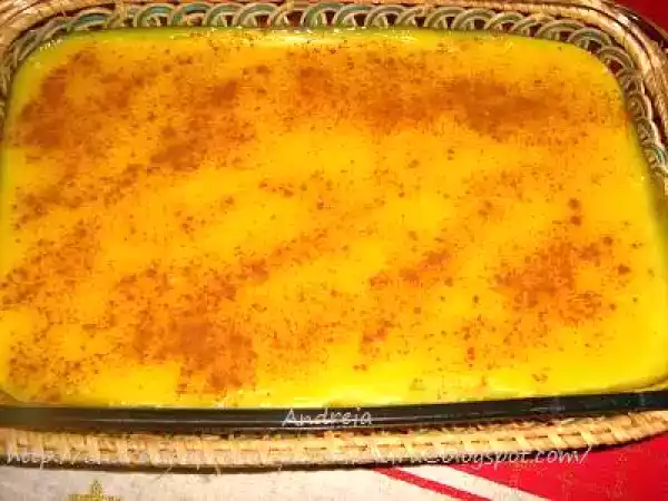 Receita Creme de farinha custard