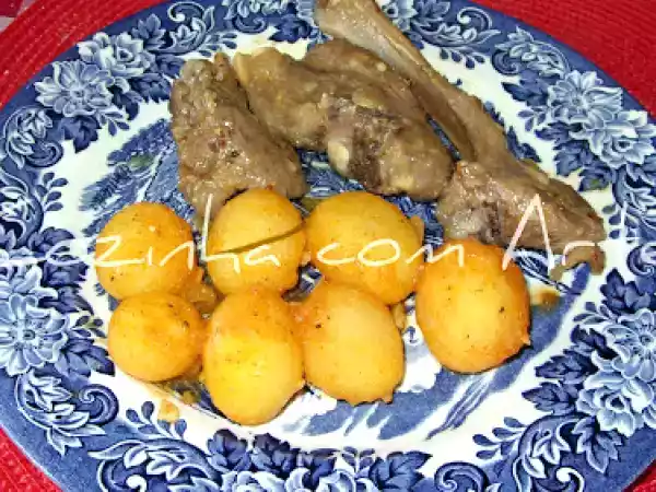 Receita Batatinhas assadas no microondas