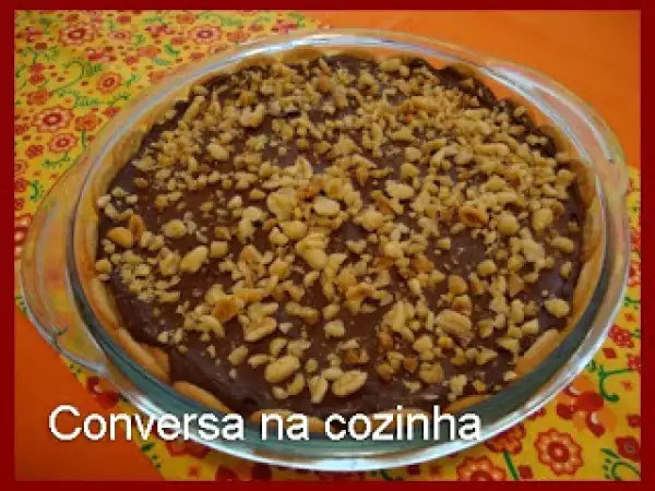 Receita Torta de doce de leite e amendoim