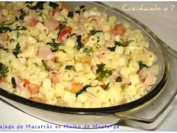 Receita Salada de macarrão ao molho de mostarda