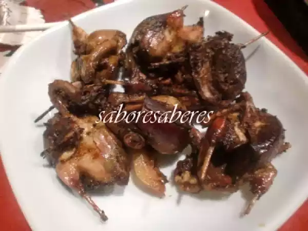 Receita Tordos e coxas de frango na actifry