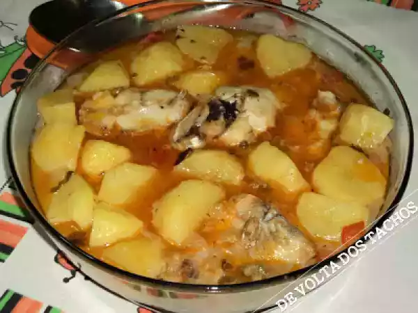 Receita Red-fish no forno com batatinha