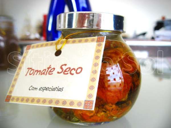 Receita Tomate seco com especiarias