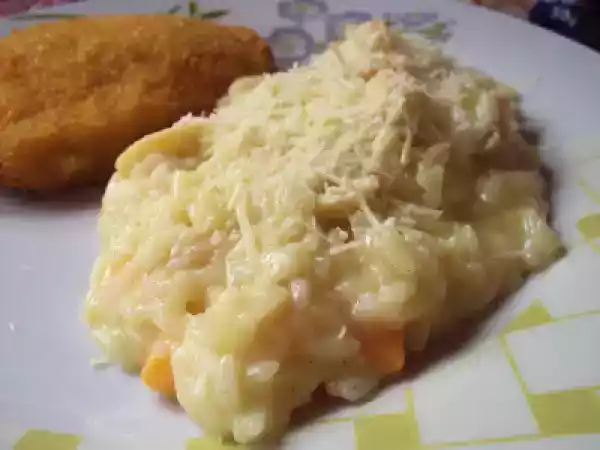 Receita Risoto com iogurte natural