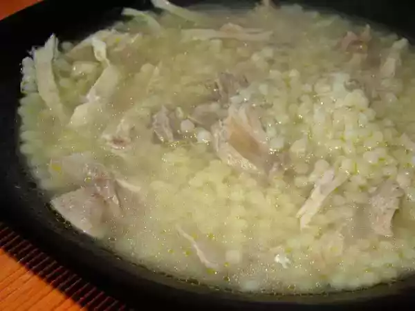 Receita Canja de frango caseiro